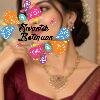 Premium Floral Designer Pink And White Ad Stone Matte Finished Necklace