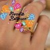 Lakshmi Designer Pink Stone Matte Finished Ring Lakshmi Designer Pink Stone Matte Finished Ring