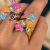 Peacock Designer Premium Matte Finished Ring Peacock Designer Premium Matte Finished Ring