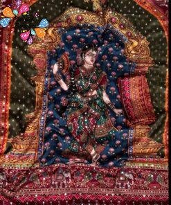 Premium Rashmika Mandanna Inspired Satin Silk Saree Premium Rashmika Mandanna Inspired Satin Silk Saree